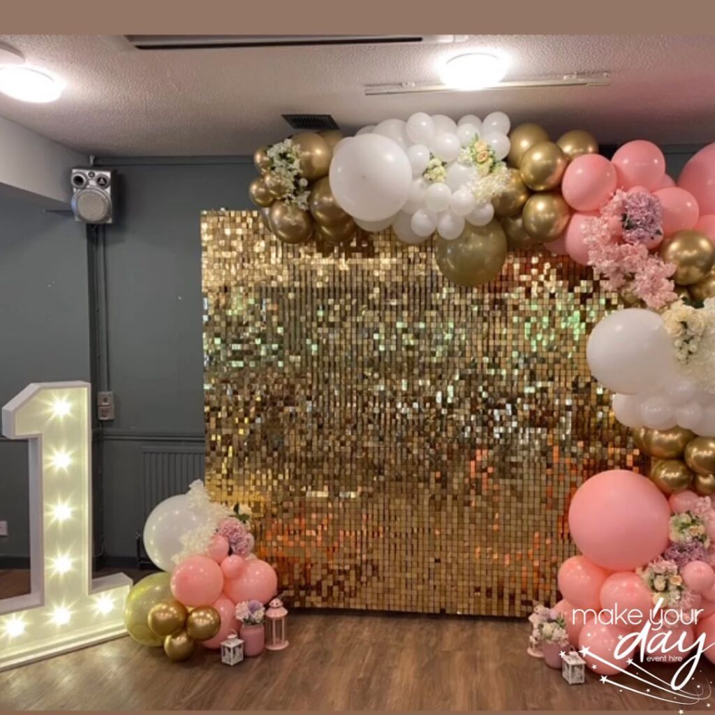 gold birthday party ideas