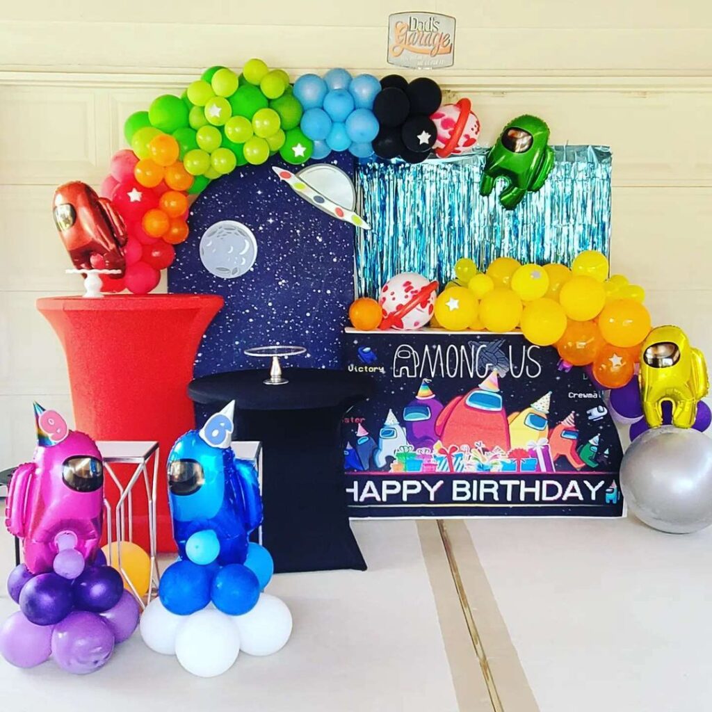 among us birthday party ideas