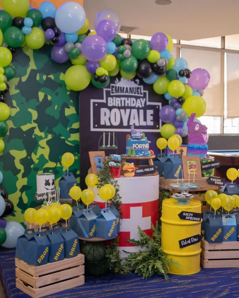 fortnite birthday party ideas