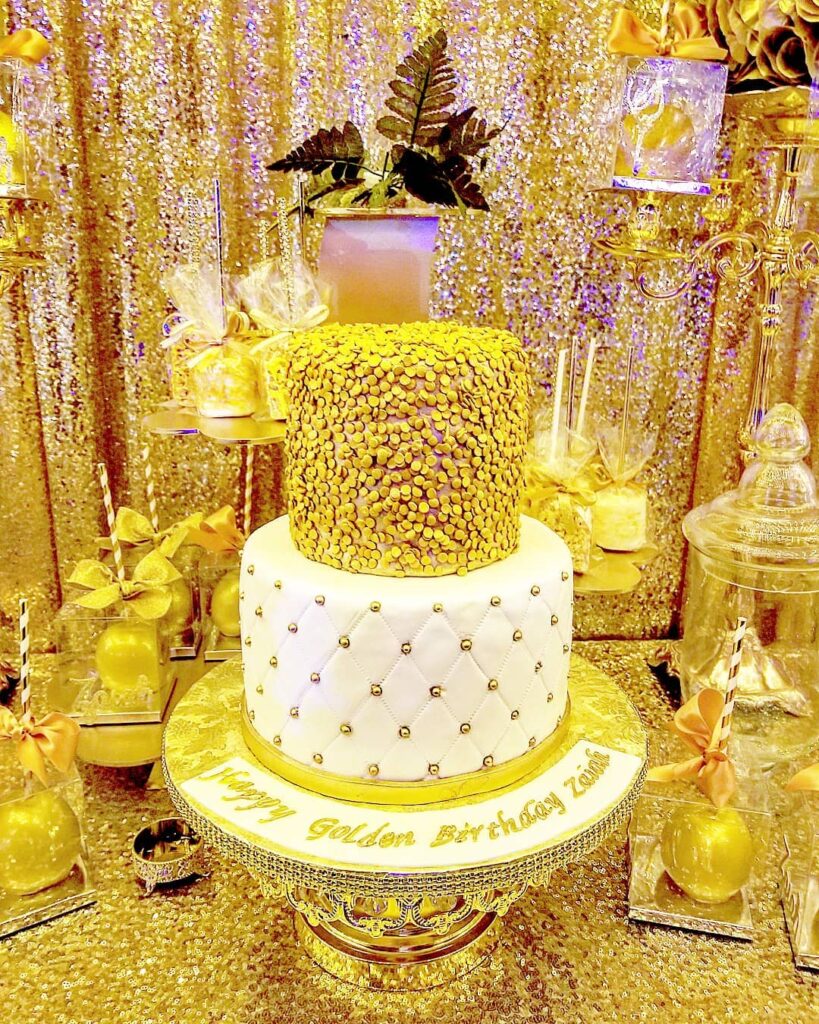 golden birthday cake golden birthday cake