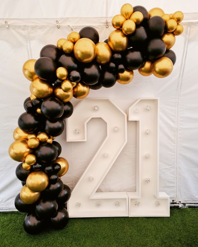 21st birthday party ideas