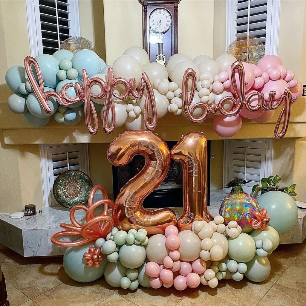 21st birthday party ideas