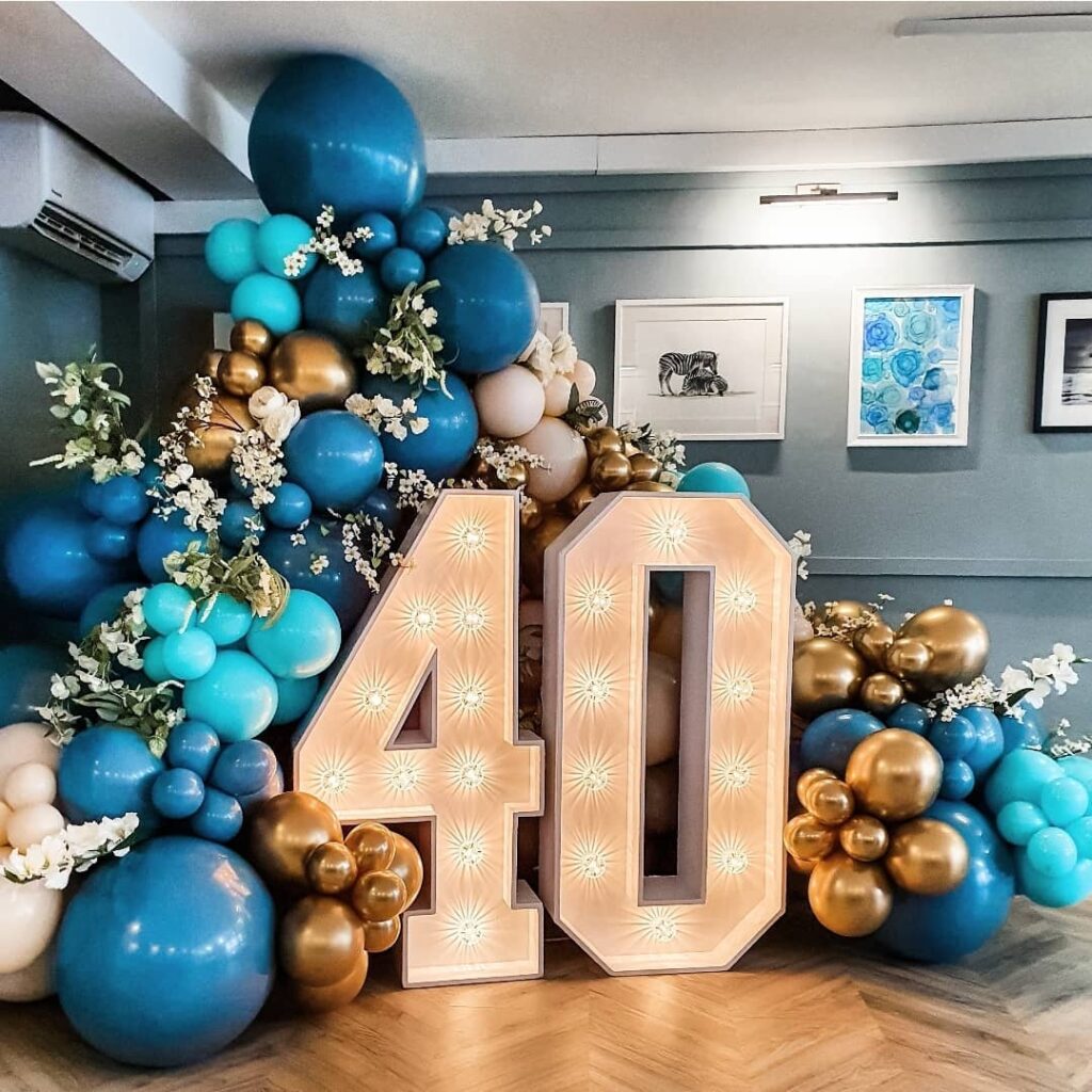 40th birthday party ideas