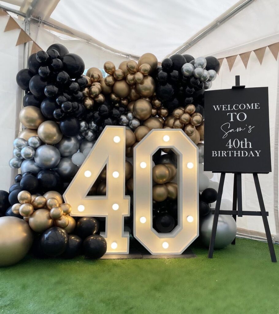 40th birthday party ideas