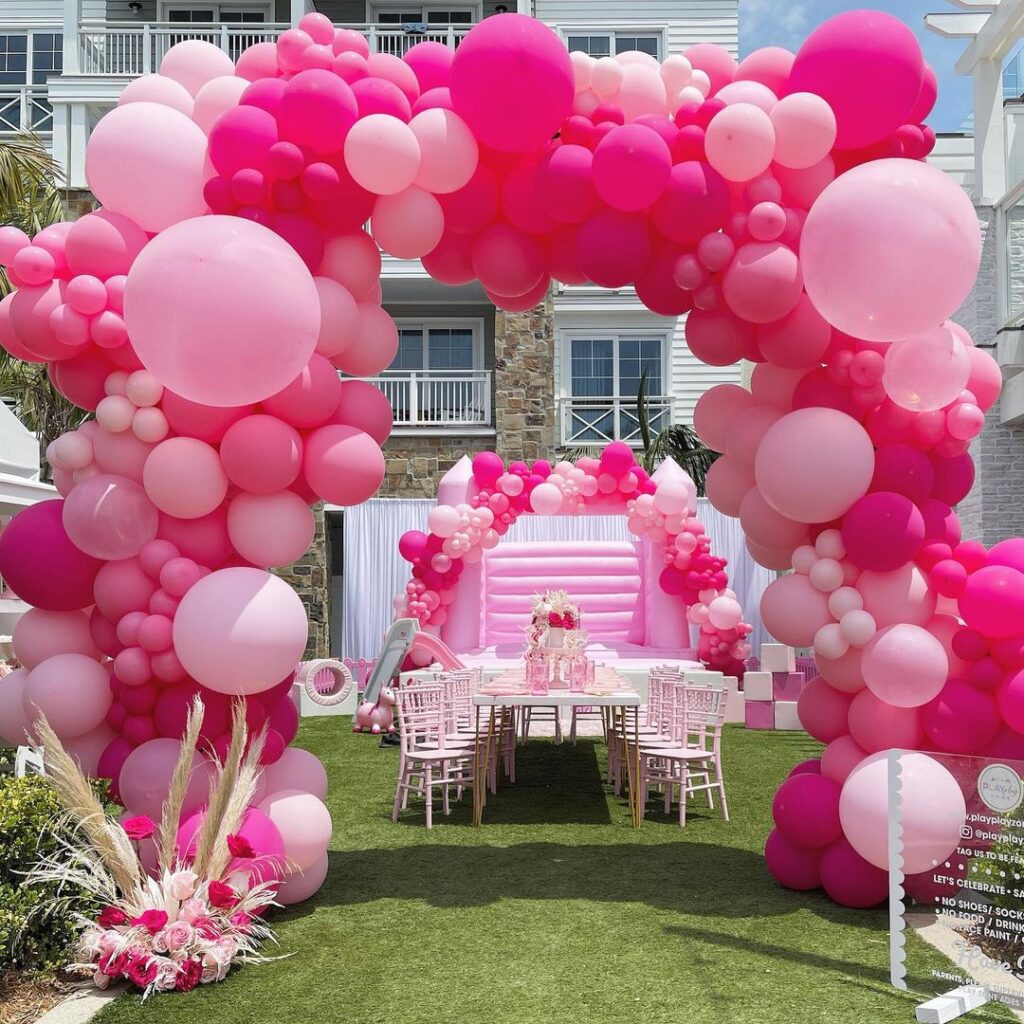 pink birthday party ideas