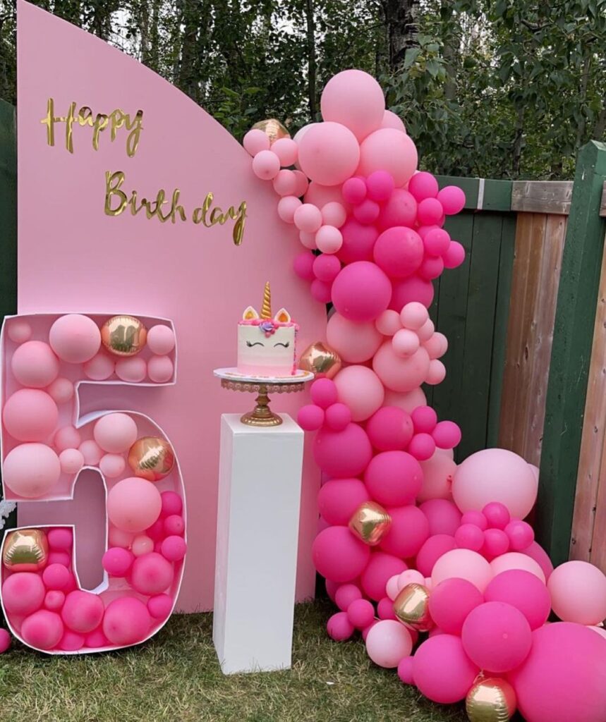 pink birthday party ideas