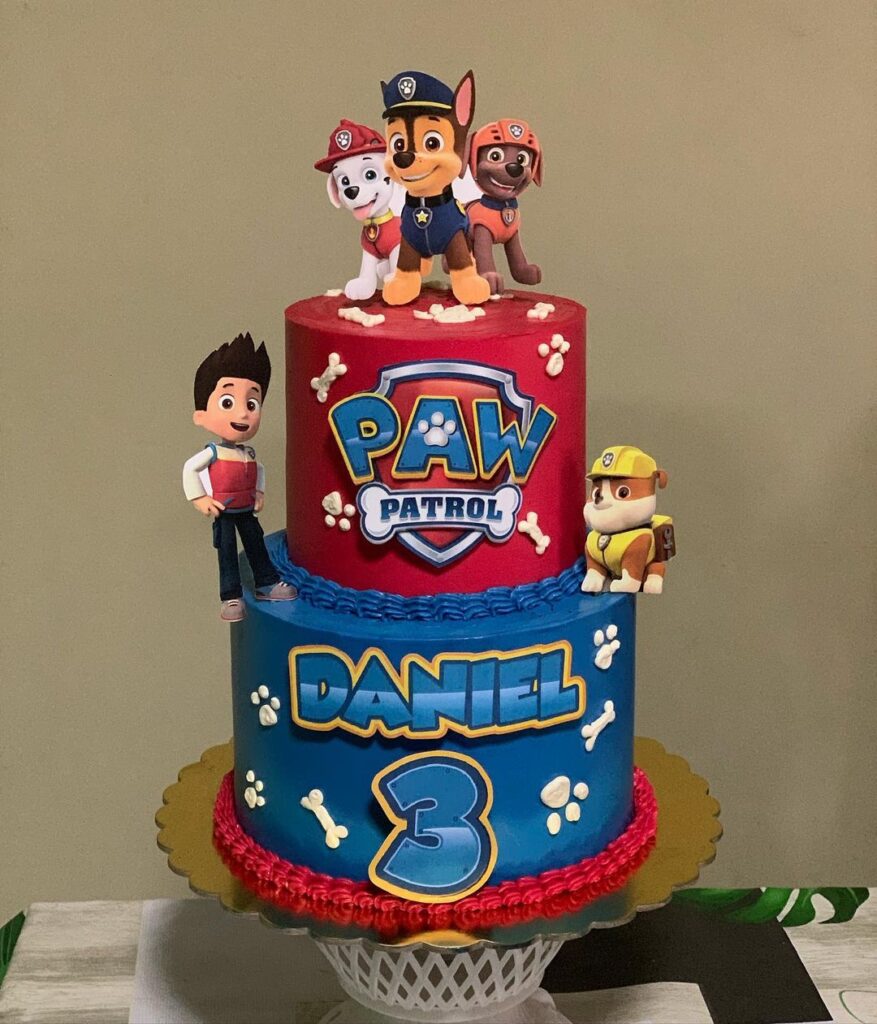 paw patrol birthday cake