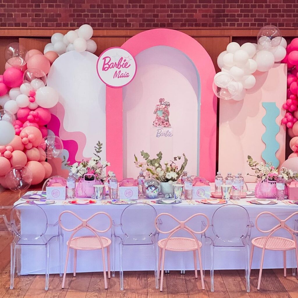 pink birthday party ideas