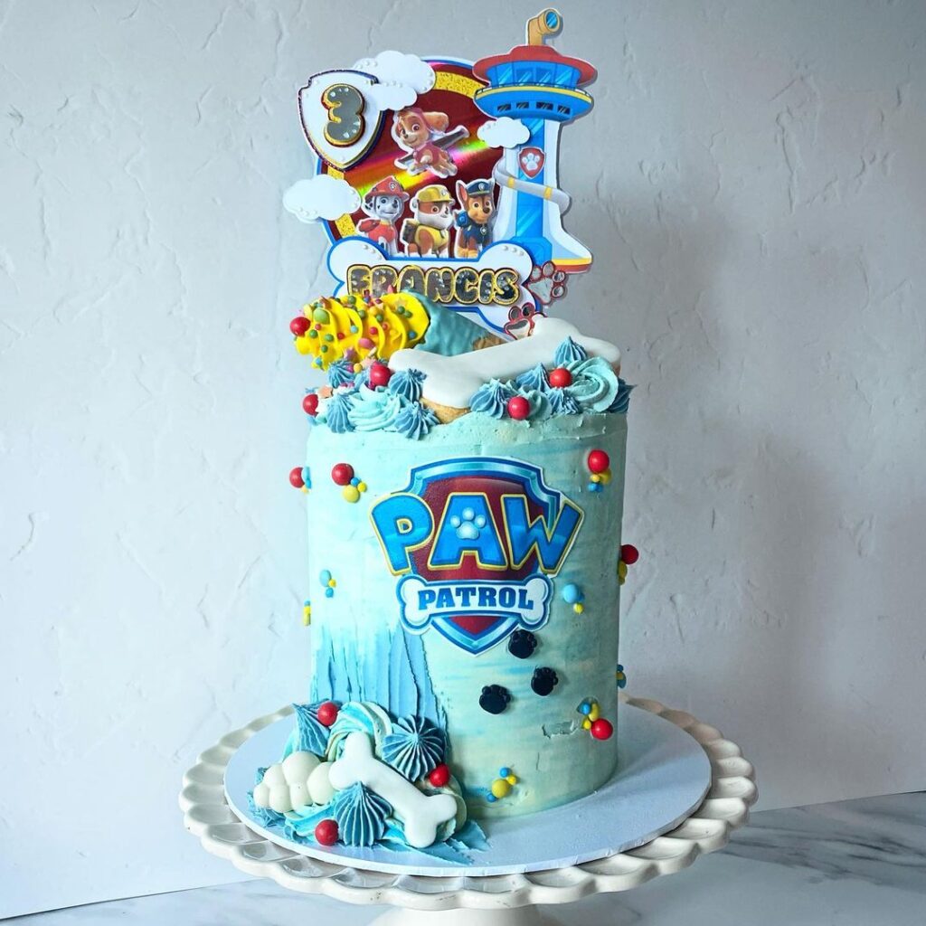 paw patrol birthday cake