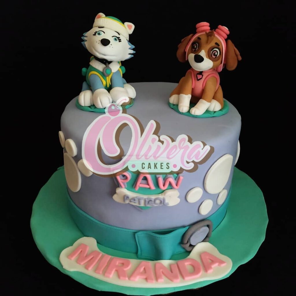 paw patrol birthday cake