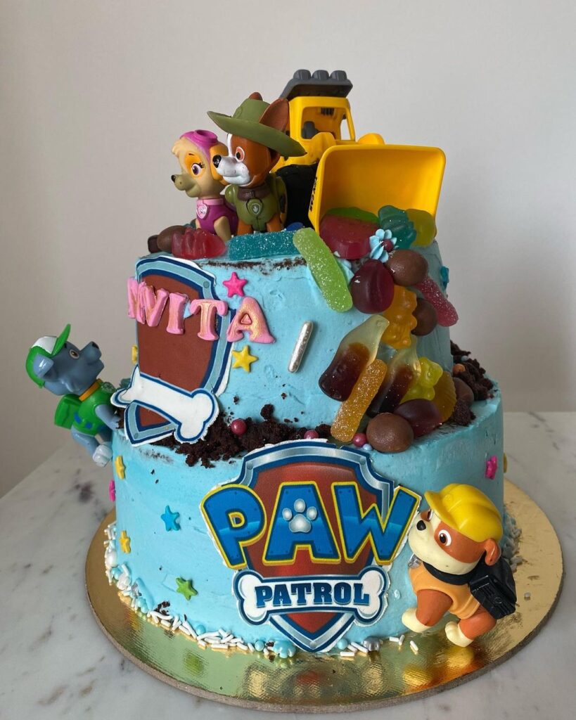 paw patrol birthday cake