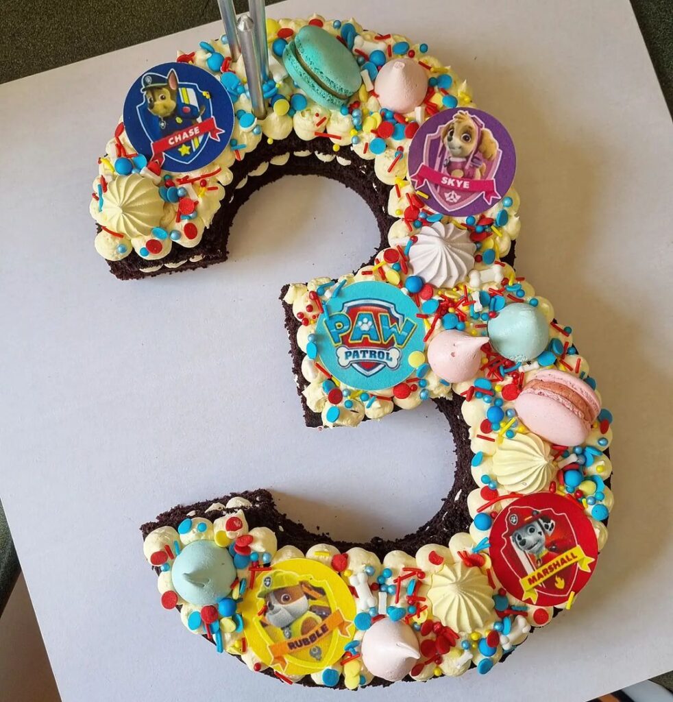 paw patrol birthday cake