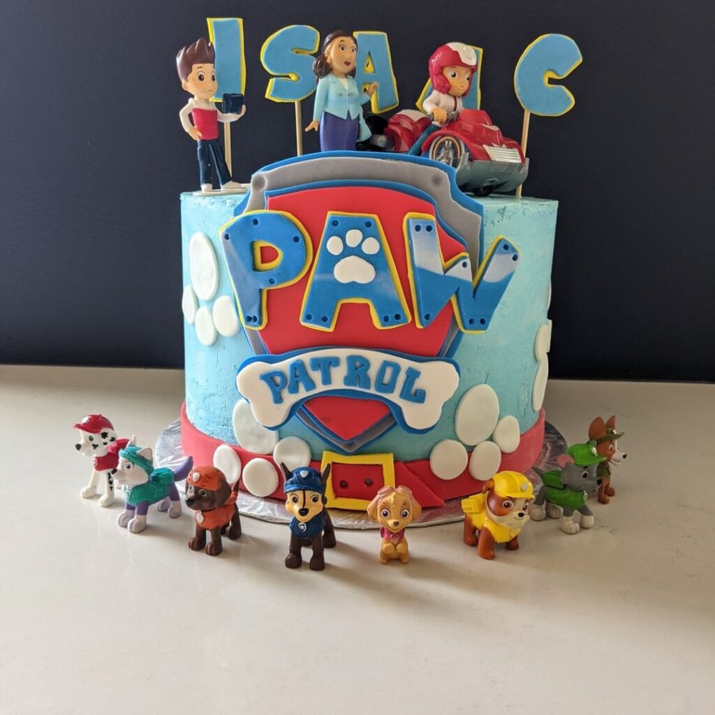 paw patrol birthday cake