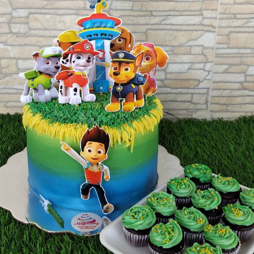 paw patrol birthday cake