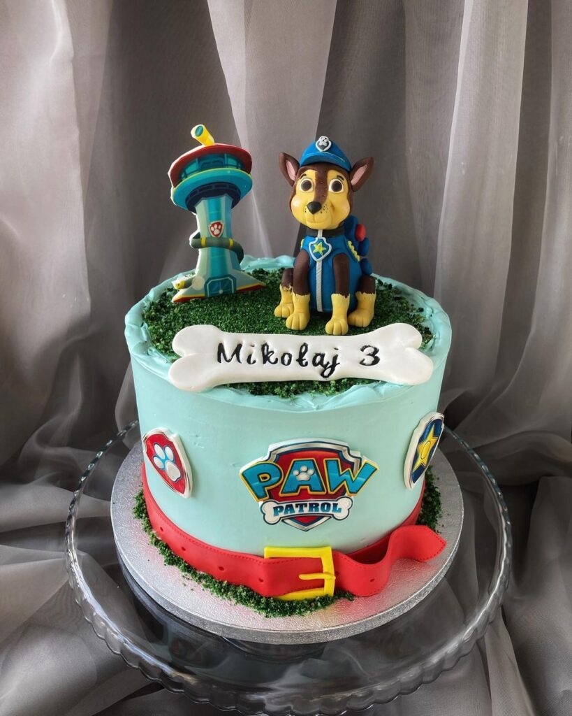 paw patrol birthday cake