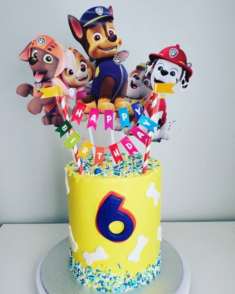 paw patrol birthday cake