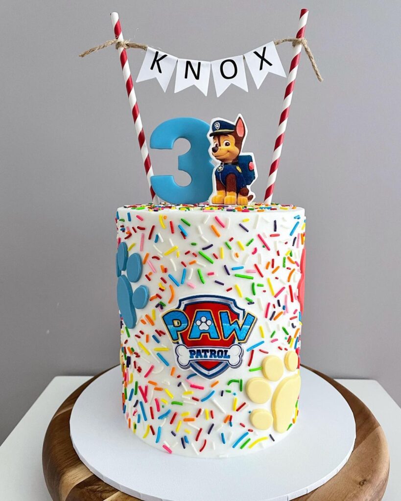 paw patrol birthday cake