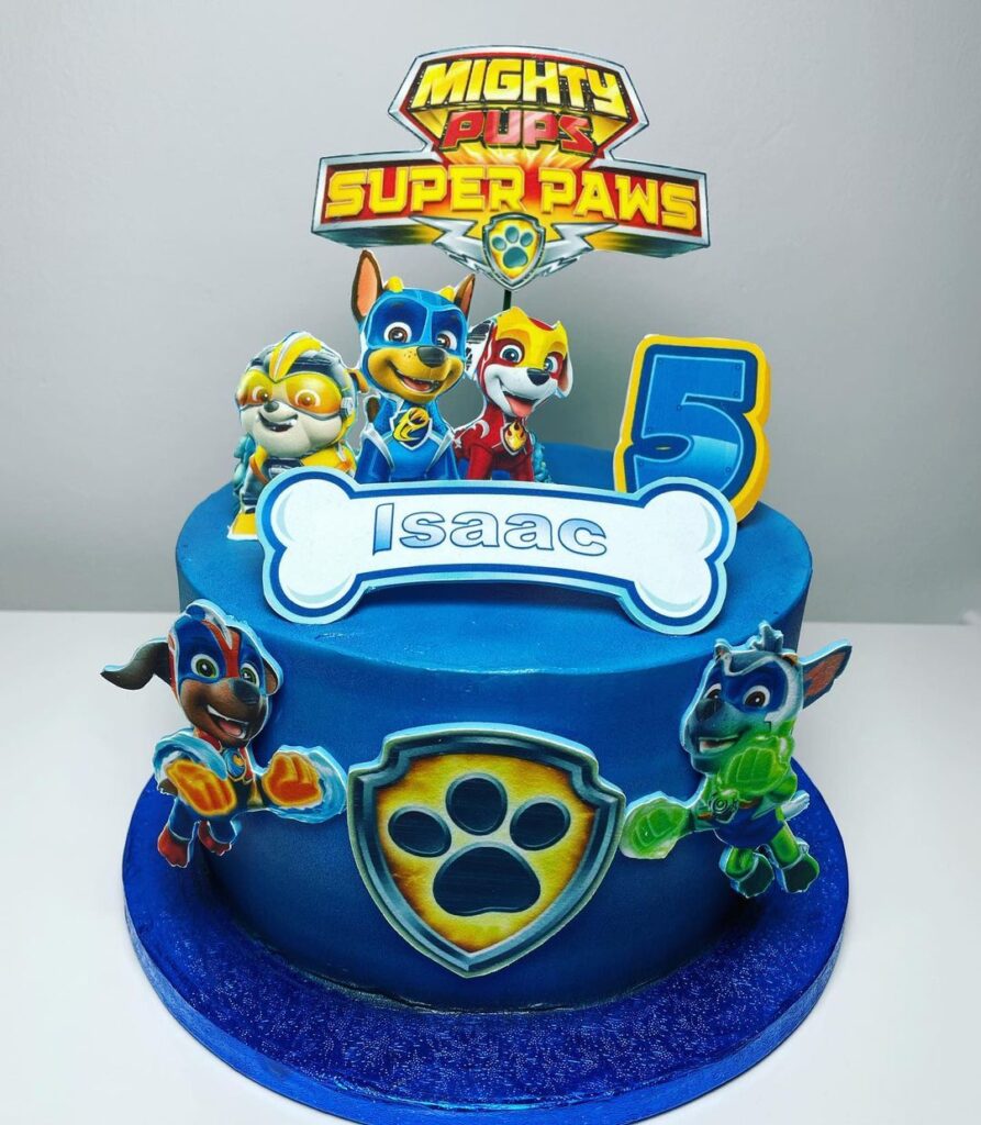 paw patrol birthday cake