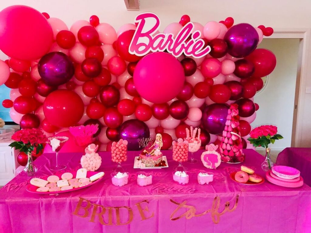 pink birthday party ideas