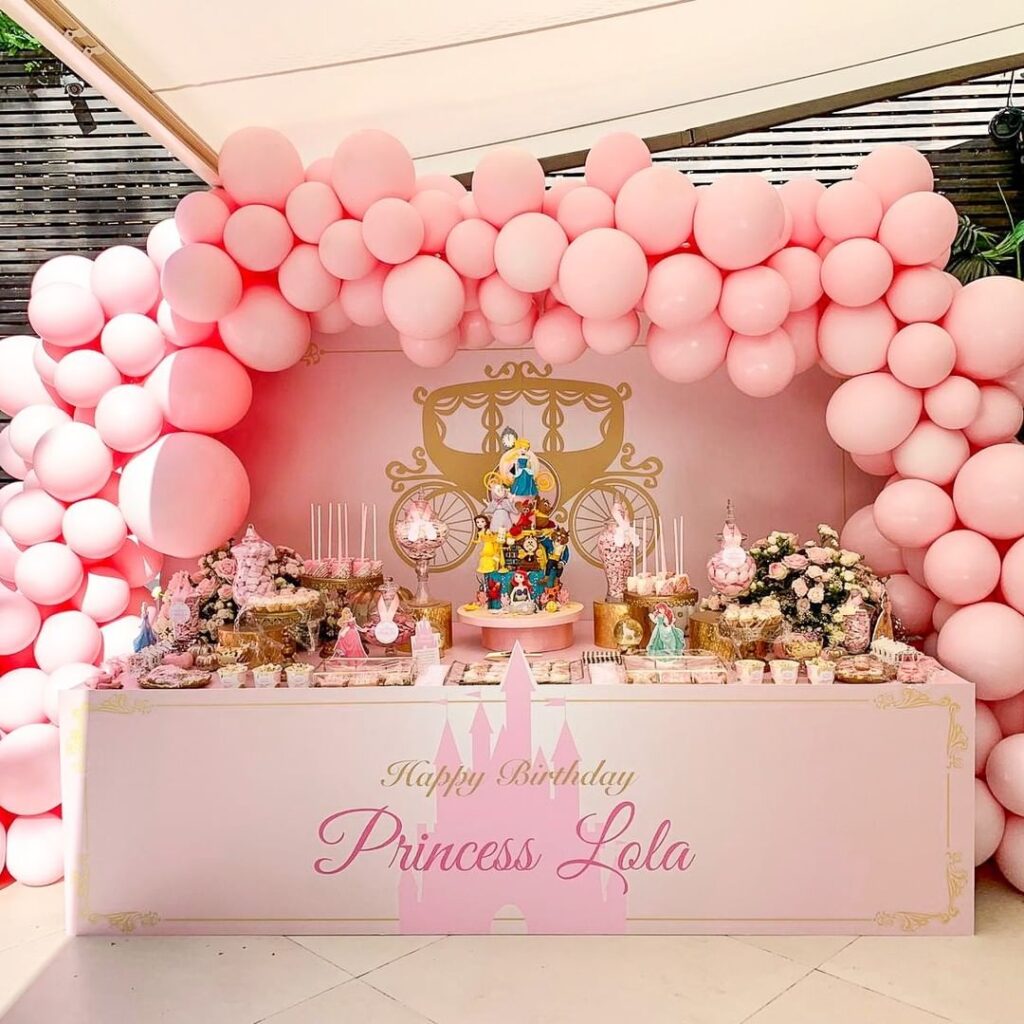 pink birthday party ideas