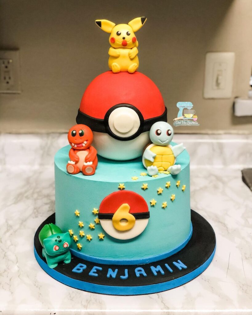 pokemon birthday cake