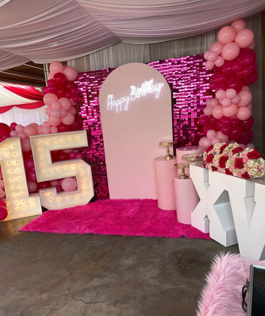 quinceanera birthday party ideas