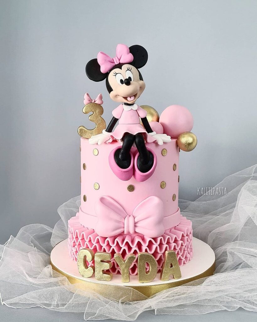 minnie mouse birthday cake