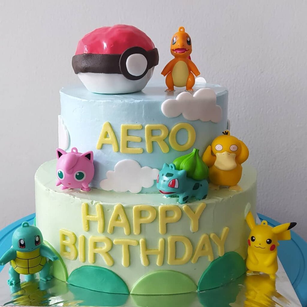 pokemon birthday cake