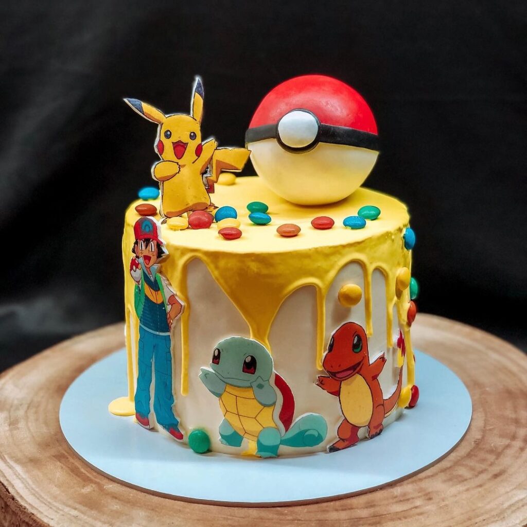 pokemon birthday cake