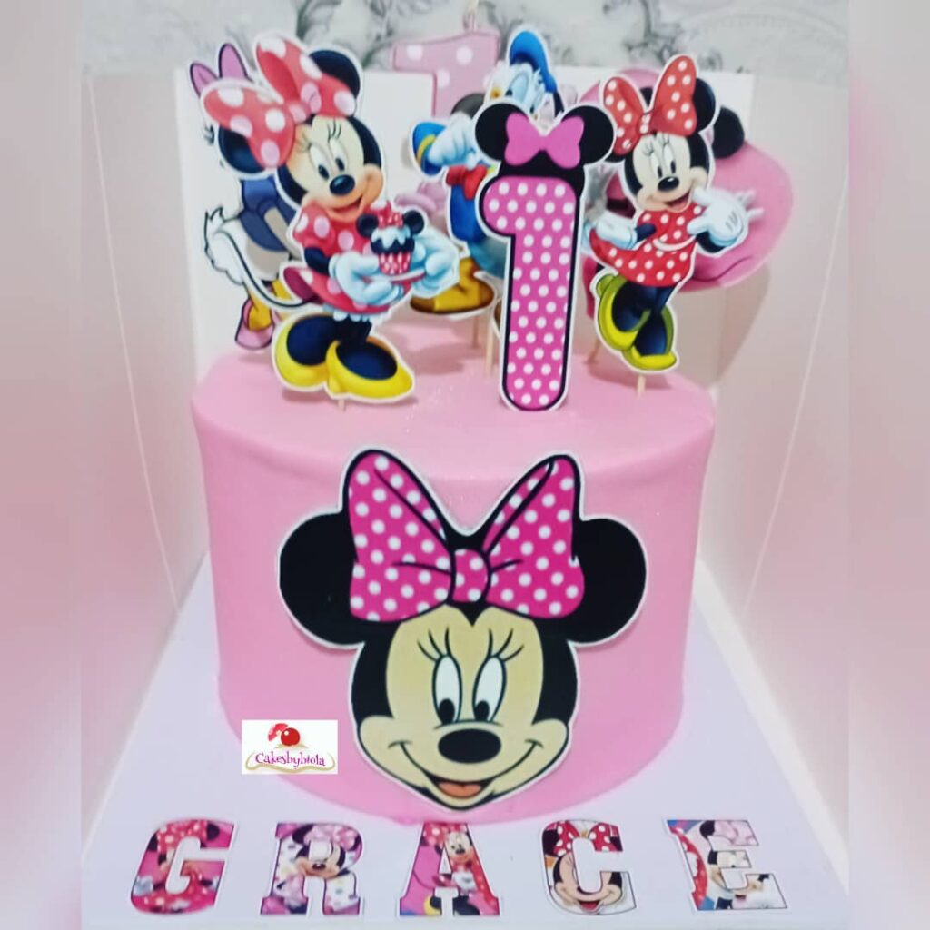 minnie mouse birthday cake