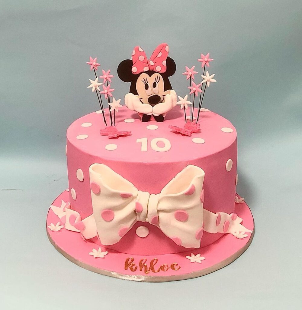 minnie mouse birthday cake