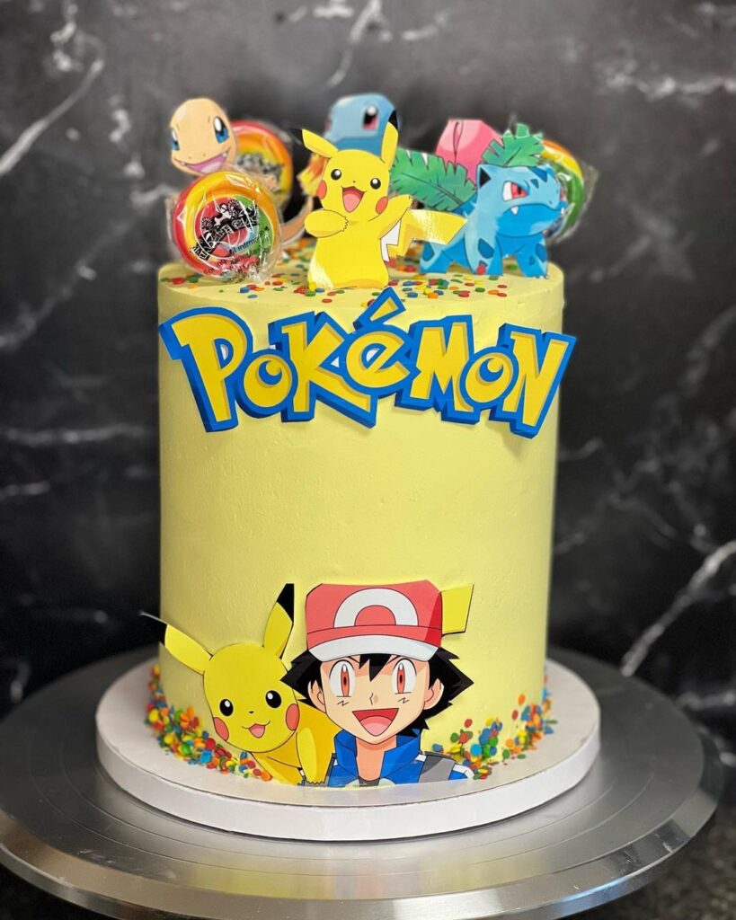 pokemon birthday cake