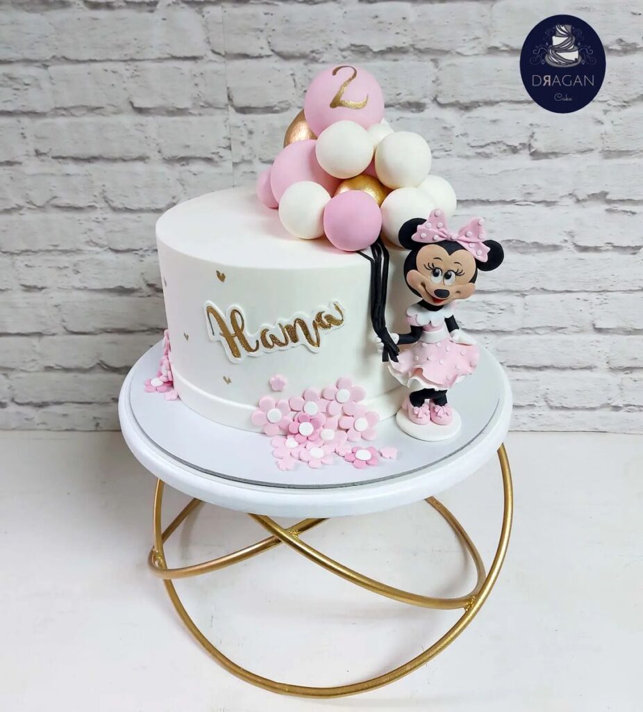 minnie mouse birthday cake