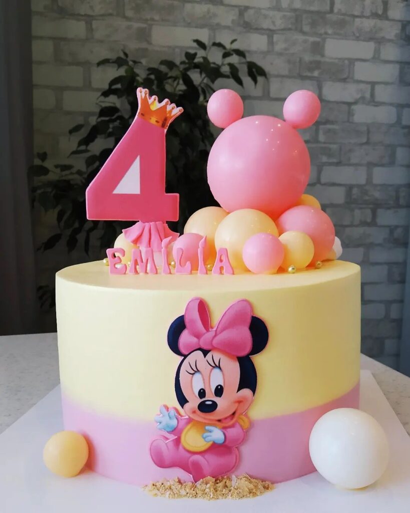 minnie mouse birthday cake