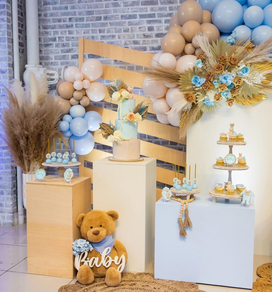 baby shower teddy bear