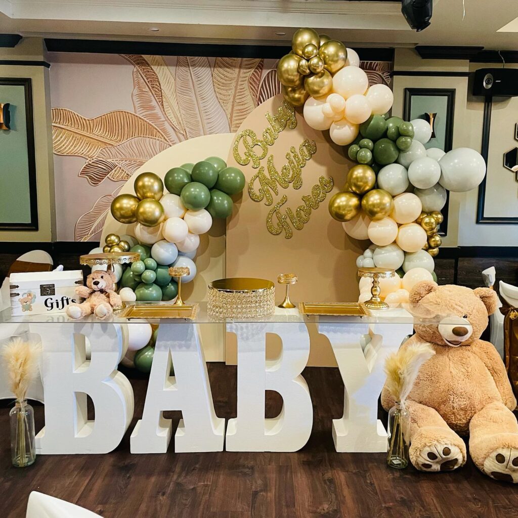 baby shower teddy bear