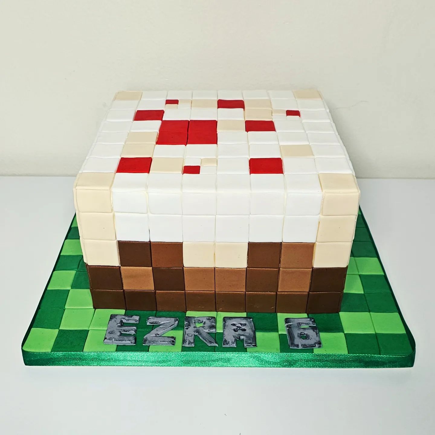 Minecraft Birthday Cake